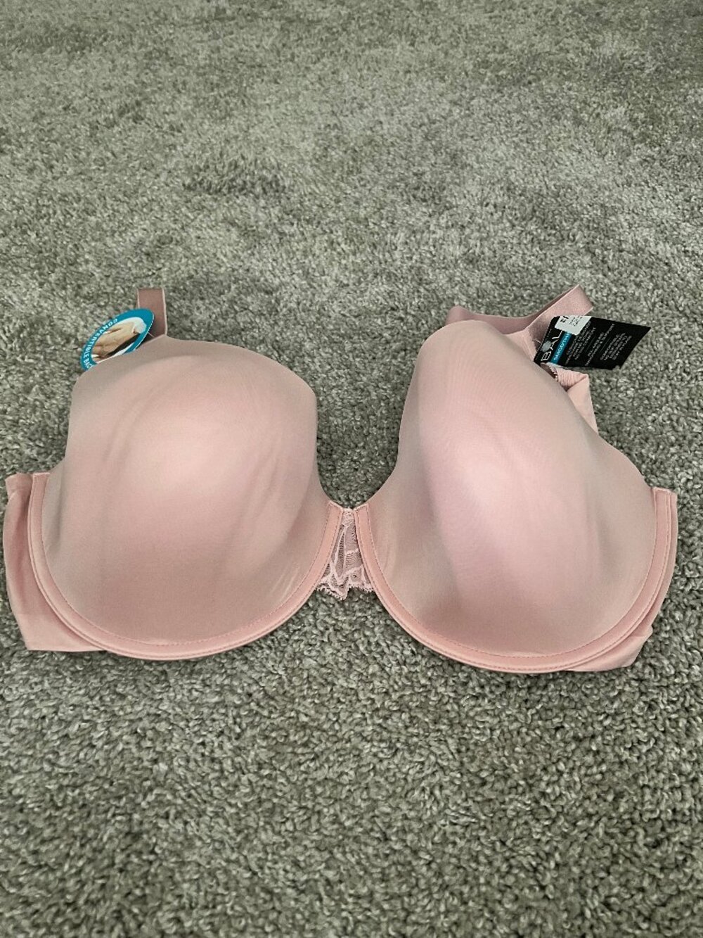 NWT Bali Womens One Smooth U Dreamwire Underwire Bra  Studio Pink 42D